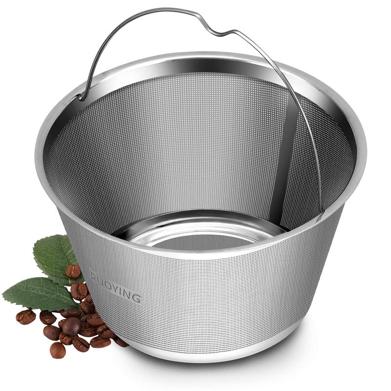 RUOYING Perfect Fit Mr Coffee Reusable Basket Coffee Filters - 4-5 Cup, Replace Mr Coffee Gold Tone Filters - Image 1